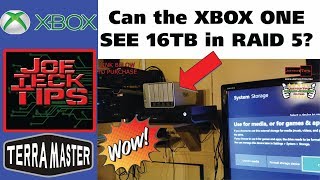 XBOX ONE 16TB RAID 5  D5300  HOW TO  TERRAMASTER  JoeteckTips [upl. by Minnaminnie496]