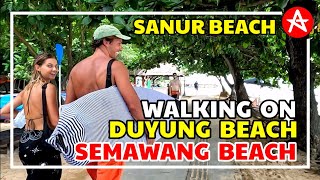 Busy  Walking along Sanur Beach Bali [upl. by Merrili673]