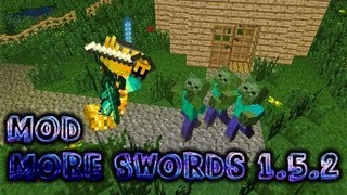 FRMore Swords  Présentation de modsMinecraft 152 [upl. by Yeclek]