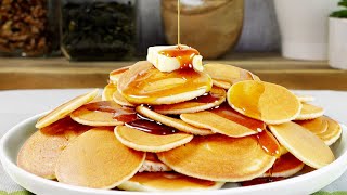 Amerykańskie MINI pancakes czyli mamo te mini pankejki są pycha [upl. by Ecirbaf]