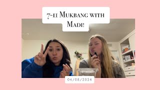 711 mukbang with Madi at midnight [upl. by Bonnee619]