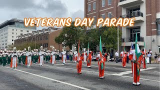 FAMU Marching 100 quotVeterans Day Paradequot clips 2024  Watch in 4k [upl. by Neelloc]