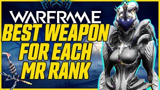 2024 Best Weapons for Each Mastery Rank  Warframe Beginners Guide [upl. by Ulrike]