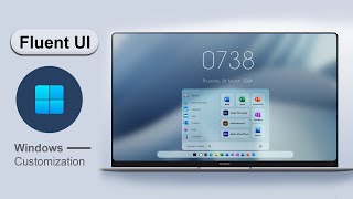 Fluent Minimal Windows Theme 2024 [upl. by Harned981]