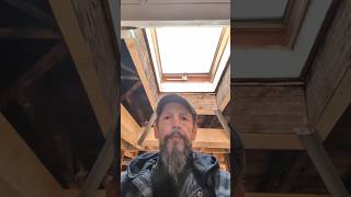 One way Skylight shaft boston carpentry renovation diy woodworking [upl. by Gnav683]