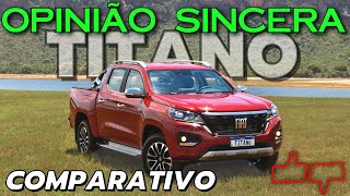 Fiat Titano consegue enfrentar as picapes mais vendidas Comparativo com Hilux S10 e Ranger Vale [upl. by Lorou]