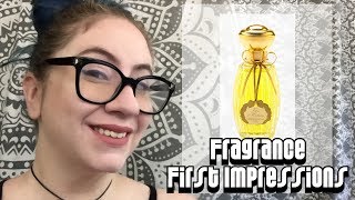 Fragrance First Impressions  Annick Goutal Eau dHadrien  Niche Unisex [upl. by Ambie]