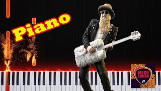 ZZ Top  La Grange Piano MIDI Cover [upl. by Ellatnahc]