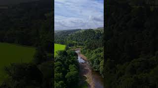 Cupola Bridge on the River Allen in Northumberland shorts dji drone [upl. by Prowel825]