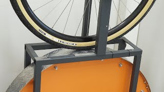 Panaracer GravelKing X1 R Rolling Resistance Test spin up video [upl. by Stoneman650]