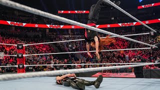 Lita brings back the Moonsault to make emphatic statement to Becky Lynch [upl. by Atnas345]