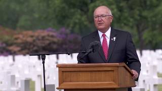 Ambassador Hoekstra speaks at the 2020 Memorial Day Ceremony in Margraten [upl. by Nus132]