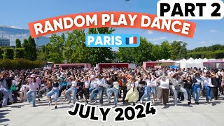 RANDOM PLAY DANCE  JULY 2024  KSTREET FESTIVAL  PARIS FRANCE DAY 2 PART 2 🇫🇷💕 KPOP IN PUBLIC [upl. by Nitsrik]