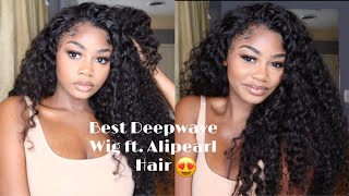 MUST WATCH WATCH ME INSTALL THIS DEEPWAVE WIG  Ft Alipearl Hair [upl. by Noeled298]