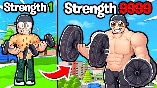 Becoming the STRONGEST PLAYER in ROBLOX [upl. by Onimod]