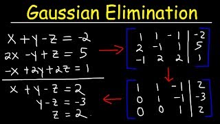 Gaussian Elimination amp Row Echelon Form [upl. by Thibaut338]