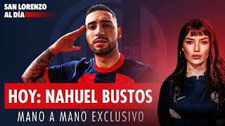 PREVIA SAN LORENZO VS BANFIELD ENTREVISTA CON NAHUEL BUSTOS [upl. by Ednyl]