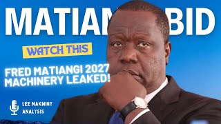 🚨 quotRutos Camp in PANIC as Fred Matiangi Prepares for MIGHTY and SHOCKING 2027 Presidential Bid 🗳️ [upl. by Sinnard705]