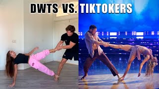 You Wont Believe TikTokers Trying Danny Amendolas DWTS Moves [upl. by Ahsienor]