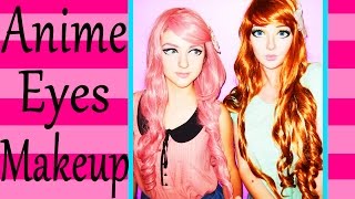 Basic Anime Eyes Makeup Tutorial [upl. by Napra]