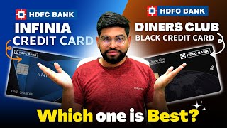 HDFC Infinia Credit Card Vs Diners Black  Super Premium Credit Cards [upl. by Arlee]