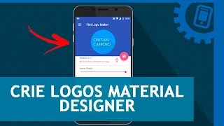 COMO CRIAR LOGOS MATERIAL DESIGNER NO ANDROID  CRIAR SEU PROPRIO LOGO [upl. by Jazmin]