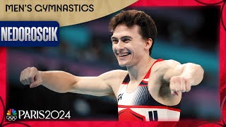 Stephen Nedoroscik POWERS to bronze on pommel horse as crowd erupts  Paris Olympics  NBC Sports [upl. by Gautious]