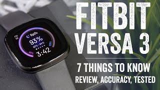 Fitbit Versa 3 InDepth Review 7 New Things to Know [upl. by Allsopp]