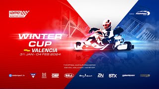 IAME Winter Cup 2024  Valencia  Spain Sunday live stream [upl. by Yaja]