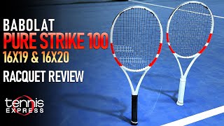 Babolat Pure Strike 100 Gen4 Tennis Racquet Review  Tennis Express [upl. by Kylah]