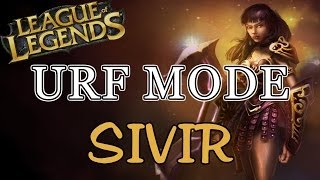 URF MODE LOL  Ultra Rapid Fire  SIVIR Perma Shield  Boomerang  Ulti   League Of Legends [upl. by Sheppard]