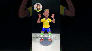 Sculpting a Lifelike Neymar Bobblehead from Clay [upl. by Ayat]