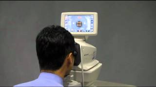 Topcon computerized tonometer CT1 operation demomov [upl. by Alemak940]