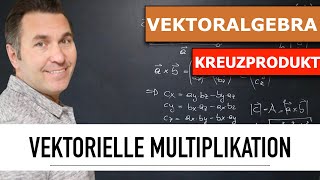 Wie berechne ich das Kreuzprodukt  Die vektorielle Multiplikation einfach erklärt [upl. by Atinuaj26]