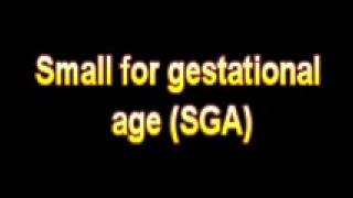 What Is The Definition Of Small for gestational age SGA Medical School Terminology Dictionary [upl. by Anaicul]