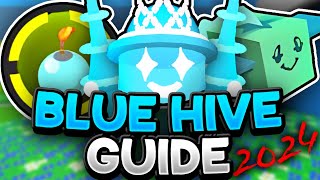 UPDATED Blue Hive GUIDE 2024  Bee Swarm Simulator [upl. by Shear261]