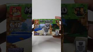 Skeleton minecraft Lego FAKElego toys unboxing minecraft shorts [upl. by Suirad]