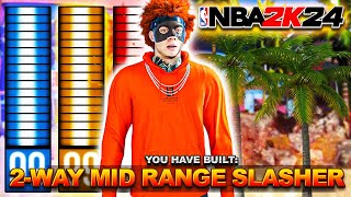 THE BEST 2WAY MIDRANGE SLASHER BUILD in NBA 2K24 is THE BEST SLASHER BUILD IN NBA 2K24 [upl. by Luba]