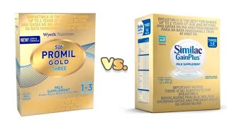 S26 Promil 3 VS Similac GainPlus Nutrition Facts Based Review [upl. by Leunamme]