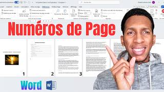 Comment Mettre facilement les numéros de pages  tutoriel Microsoft Word [upl. by Lash59]