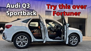 2023 Audi Q3 Sportback  best entry level Luxury SUV  Engine Interiors Features Detailed review [upl. by Okiman]