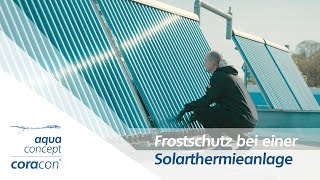 Frostschutz bei einer Solarthermieanlage Messung und Einstellung erklärt [upl. by Esirrehc]