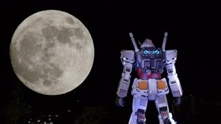 Odaiba GUNDAM 2012 Super Moon [upl. by Shaylynn324]