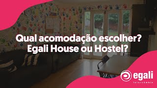 EGALI HOSTEL OU EGALI HOUSE QUAL ESCOLHER [upl. by Otrebogad]