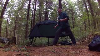 Kamp Rite Tent Cot  Quick visual set up [upl. by Lenahs]