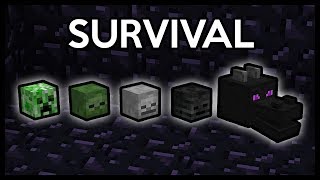 MINECRAFT  COME OTTENERE LE TESTE DEI MOSTRI IN SURVIVAL E IL LORO UTILIZZO [upl. by Nedap977]