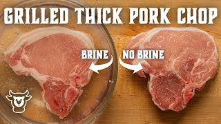 Grilled Pork Chop Experiment  Does Brining Make A Difference [upl. by Akemed]