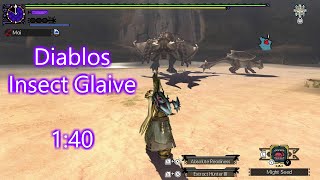 【MHGU MHXX】V10☆ Diablos ディアブロス Insect Glaive ¤140¤ [upl. by Carrillo]