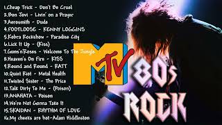 MTV 80s Rock  BEST OF THE Rock 80s  A Compilation of the Most Popular Music Videos Ever [upl. by Yelrac]