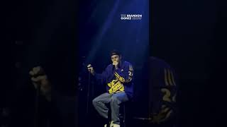 Justin Bieber singing Snooze by SZA at NHL AllStar Party [upl. by Okiek416]